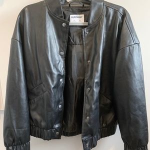 Faux Leather Jacket size xs